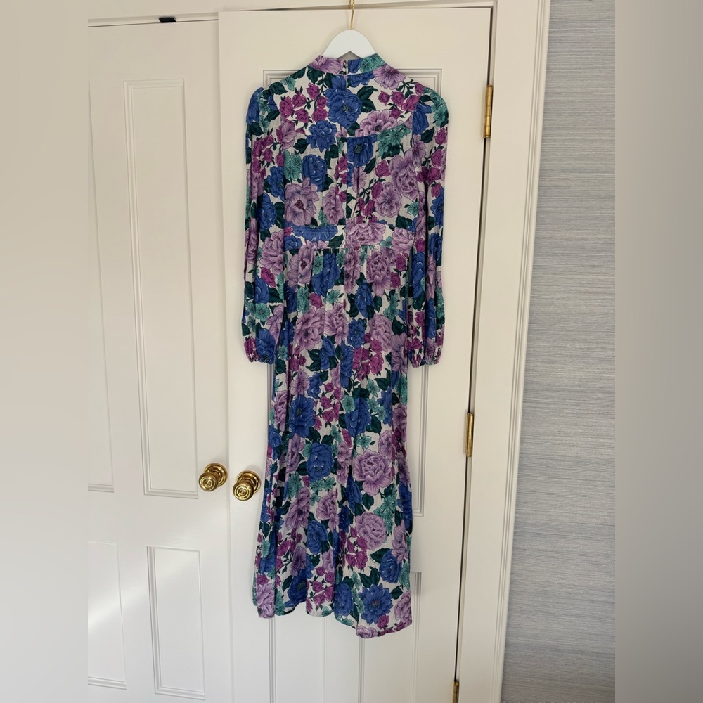 Zimmermann Poppy Plunge Midi Dress Size 0 - Picture 5 of 7